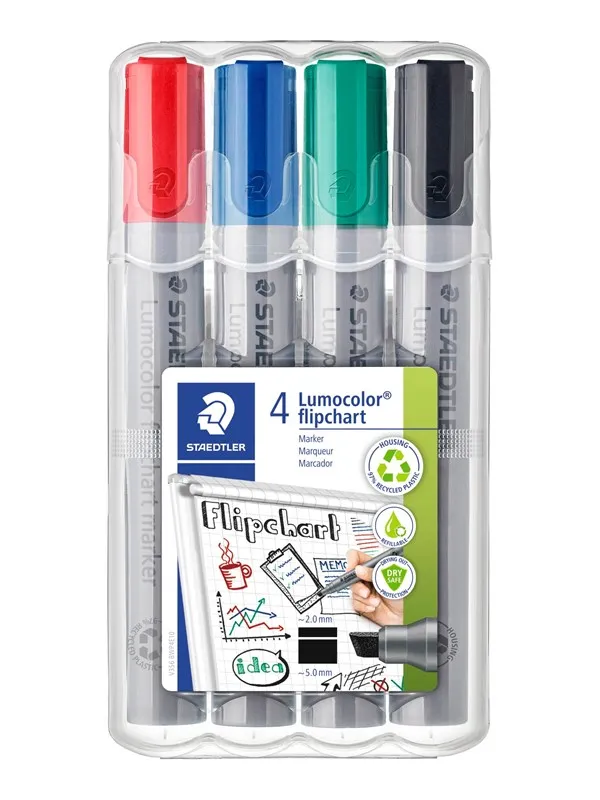 Staedtler Flipchart marker Lumocolor 4pcs.box