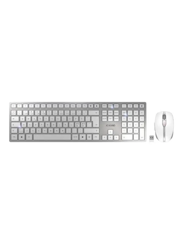 Cherry DW 9100 - Tastatur & Mussett - Nordisk - Hvit