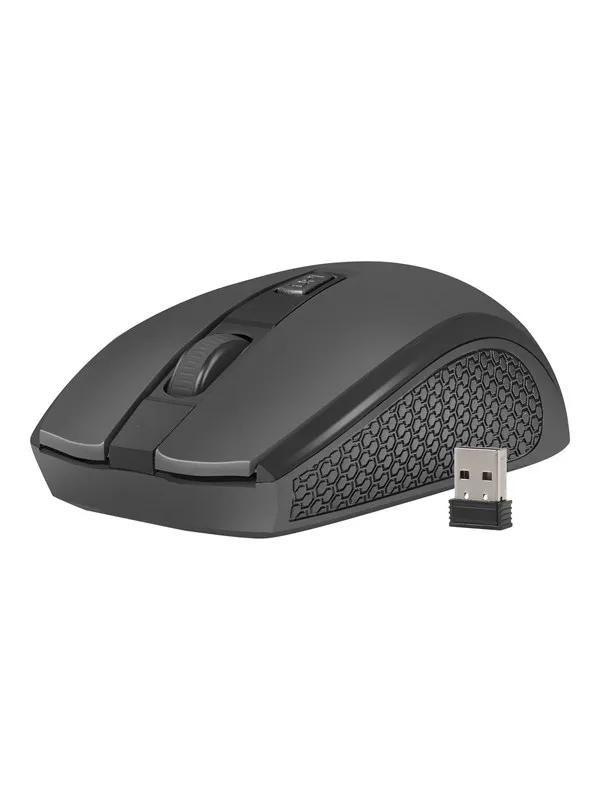 Natec Jay 2 - mouse - 2.4 GHz - black - Mus - Optisk - 4 - Svart