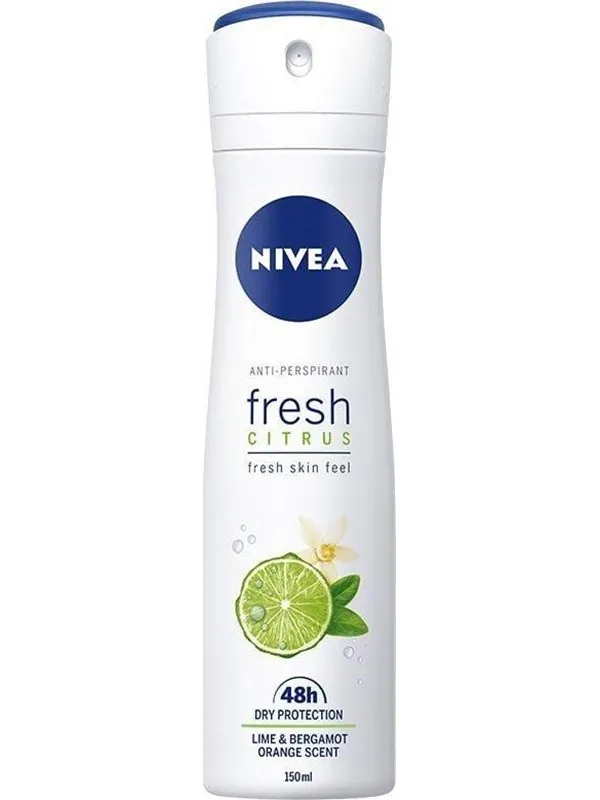 Nivea Fresh Citrus Deodorant 48h Spray