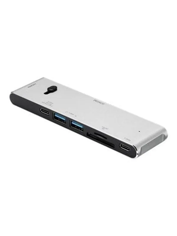 Deltaco USB-C MB docking station HDMI/SD/Reader