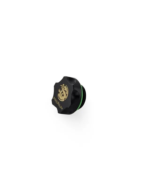 Bitspower Premium G1/4" Matt Black Stop Fitting