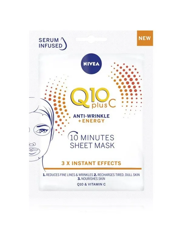 Nivea Q10 Plus C Anti-Wrinkle + Energy Cloth Mask