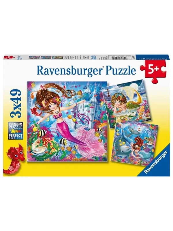 Ravensburger Charming Mermaids 3x49p