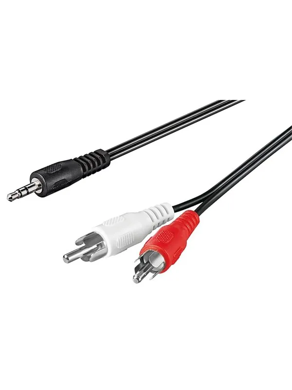 Pro Audio cable AUX adapter 3.5 mm male to stereo RCA male