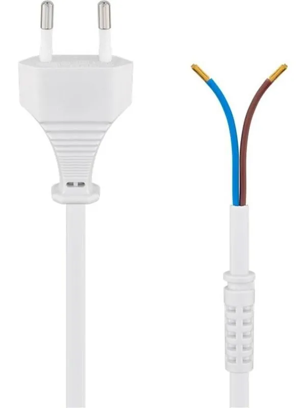 Pro Euro cord for assembly 1.5 m white