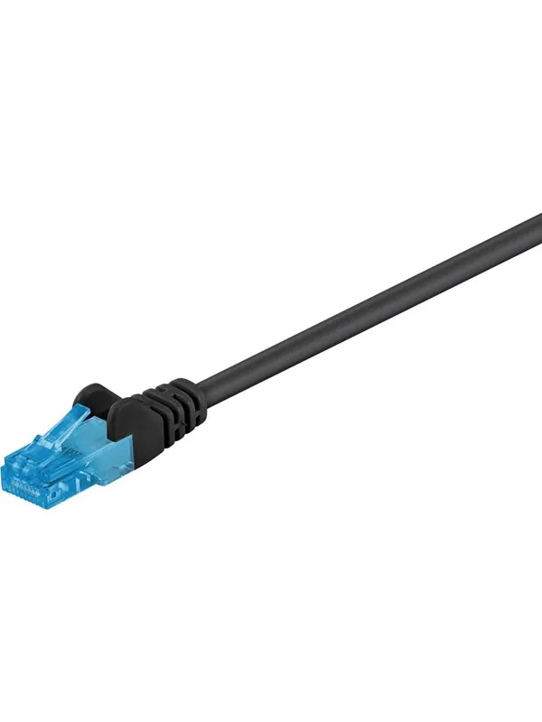 Pro LAN CAT 6A U/UTP - Svart - 1m