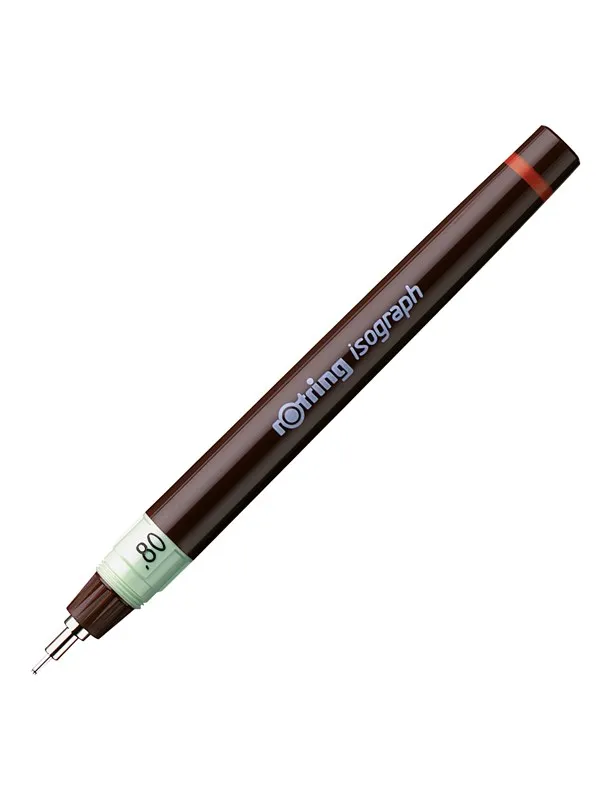 Rotring Isograph Technical Drawing Pen | 0.80 mm | Refillable Fineliner Pen