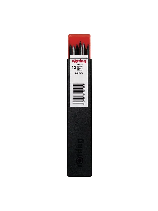 Rotring Tikky Mechanical Pencil Lead Refills | 2.0 mm | 12 Count