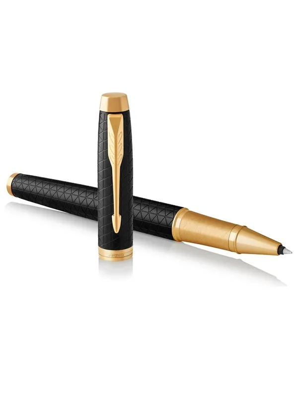 Parker IM Rollerball Pen | Premium Black | Fine Point Black Ink | Gift Box