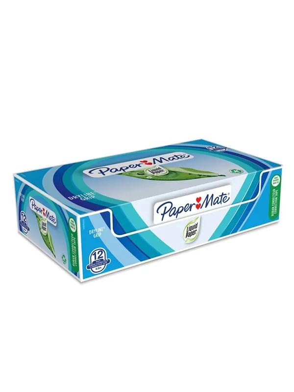 LIQUID PAPER Dryline Grip Recycled - Korreksjons-/rette tape 5mm X 8,5m Hvit