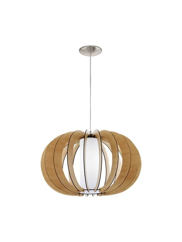 EGLO STELLATO 1 pendant light maple white