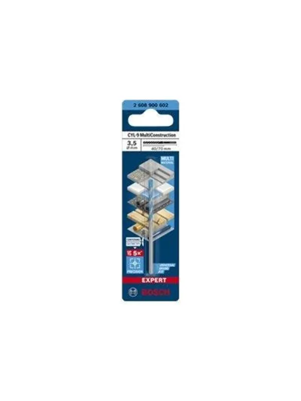 Bosch BOR CYL MULTICONSTRUCTION 3.5X70MM