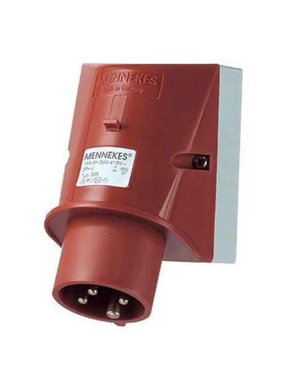 Mennekes Wall mounted inlet 16a4p6h400v ip44