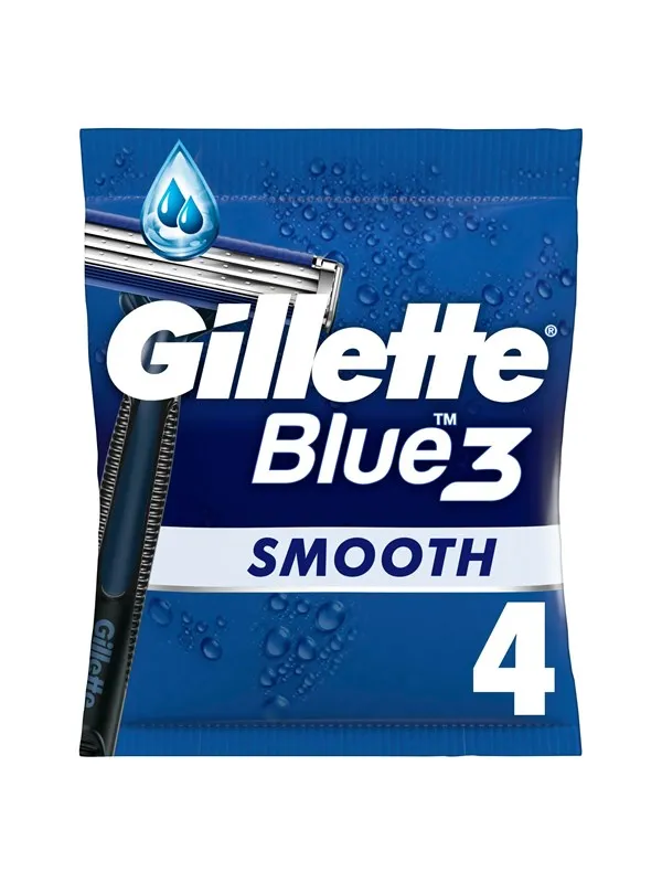 Gillette Blue 3 Engangshøvler, x-4Pakn.