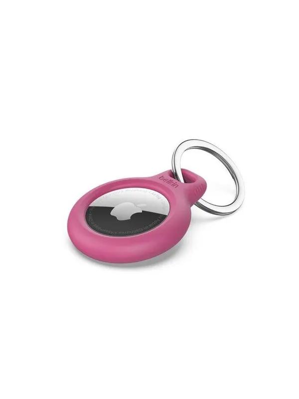 Belkin Secure Holder with Keyring - Airtag - Pink