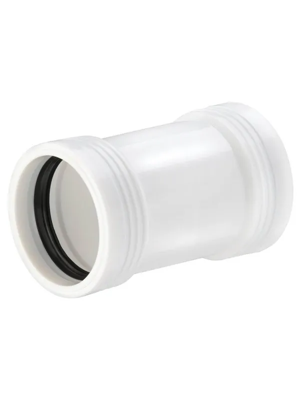 Wavin Wafix pp double socket ø32 mm white