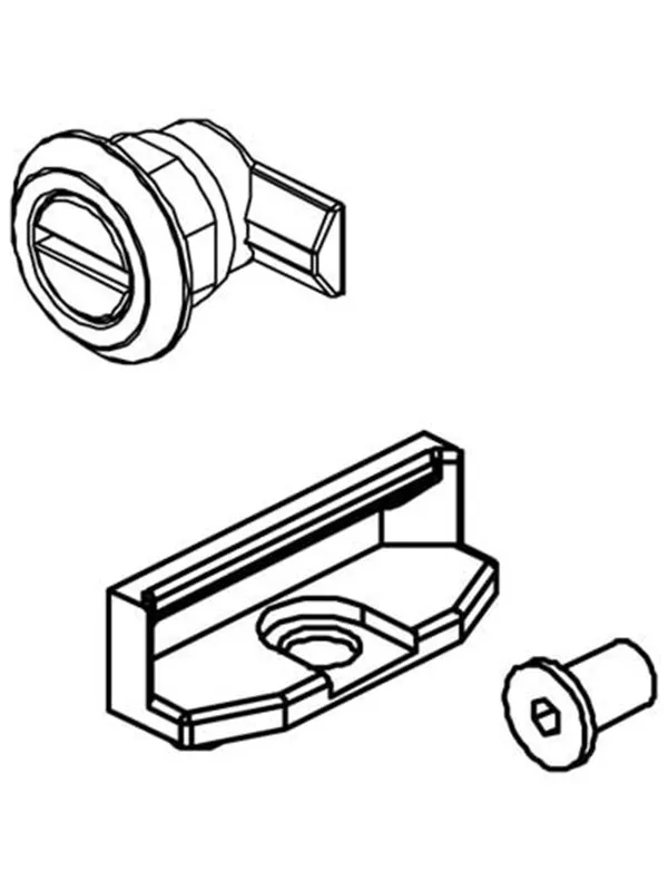 Cubic Snap screw complete