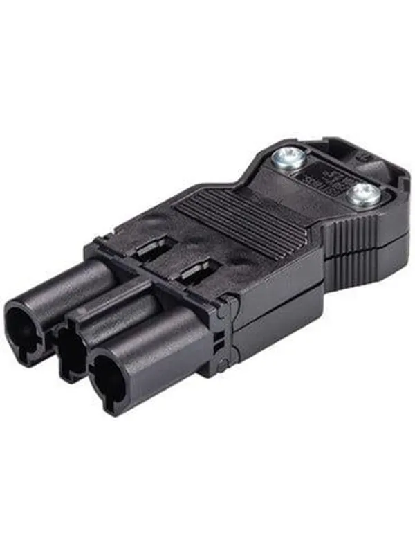 Wieland Gst18i3 plug male 3-pole 250v/20a 0.75-2.5mm2 ø=6.5-10.5mm black 92.732.3053.1
