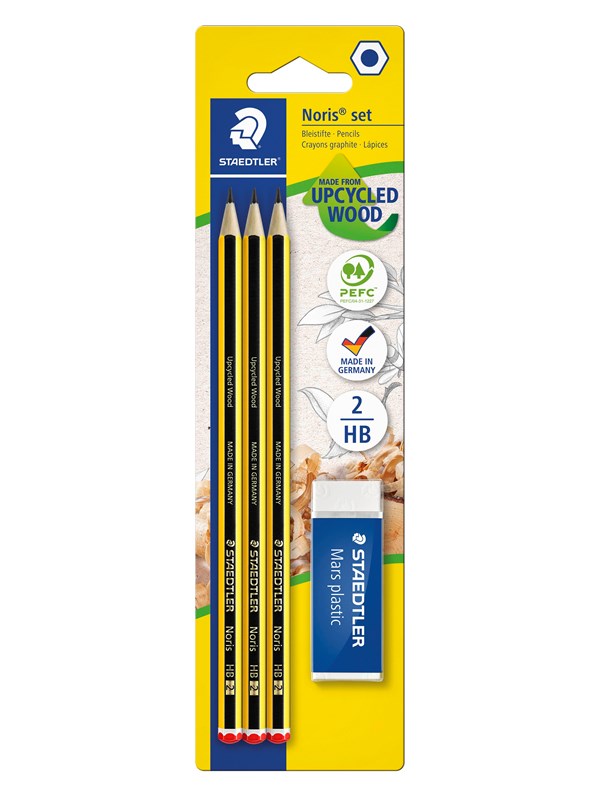 Staedtler Pencil Noris + eraser bc  100% PEFC