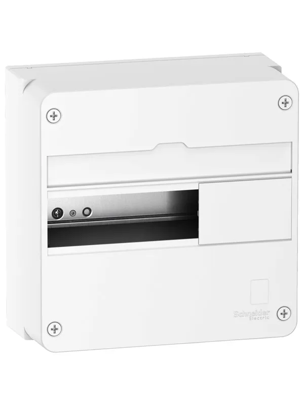 Schneider Electric Enclosure wall-mounted panel resi9 cx reis9 board 1 row 13 modulator white ral9003 without door