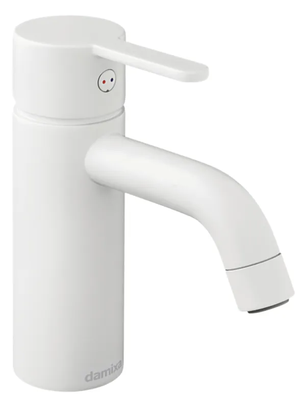 Damixa silhouet basin mixer small matt white