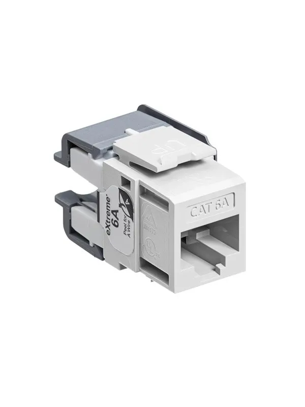 Leviton Extreme cat 6a utp jack 110-style - white