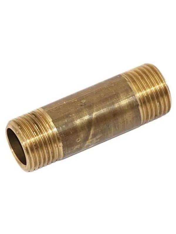 Isiflo Barrel nipple brass 34 x 120 mm