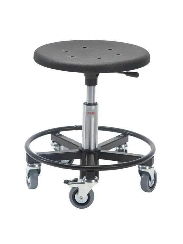 Global Roller stool sigma 400rs with footring base - seat height 38-51 cm