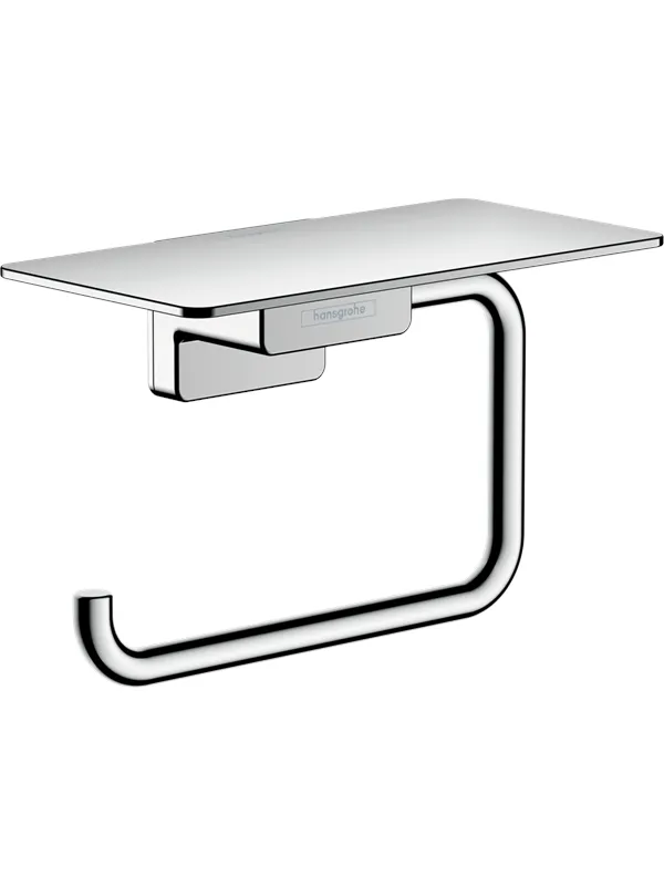 Hansgrohe addstoris roll holder with shelf chrome