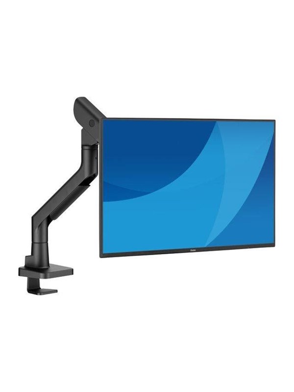 iiyama DS6001C-B1 mounting kit - for monitor/desktop - gas spring - black - Max 27 kg - recommended for 49"
