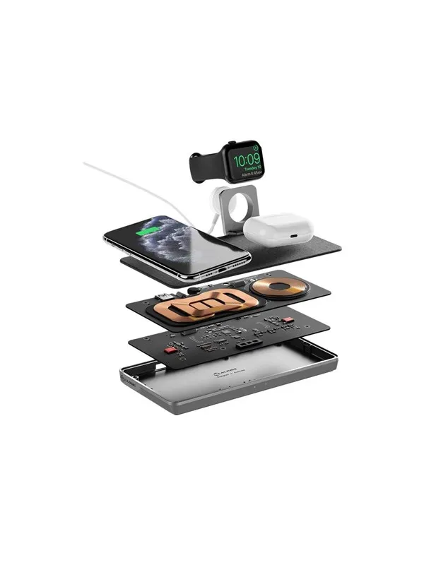 ALOGIC Ultra Power 3-in-1 wireless charging pad + AC power adapter - USB