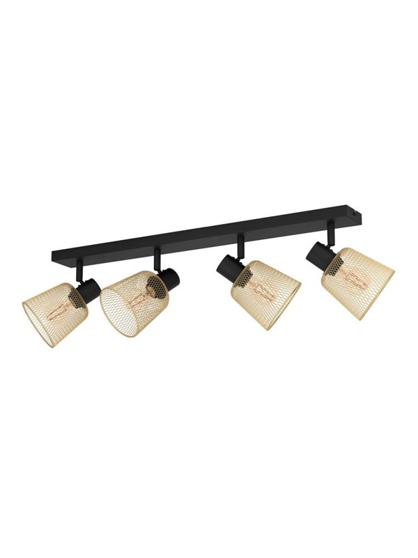 EGLO COSLADA spot rail 4L black/brass