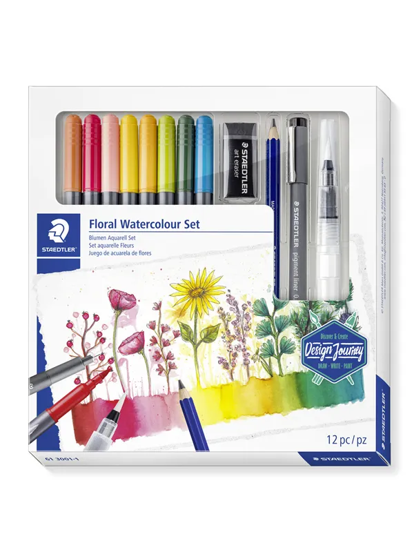 Staedtler Floral Watercolour Set 100% PEFC