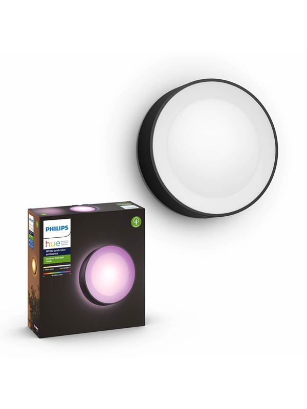 Philips Hue Outdoor Daylo Vegglampe - Svart
