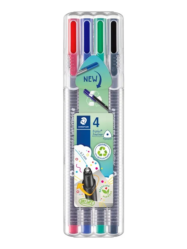 Staedtler Fineliner triplus 0.3mm 4pcs.box