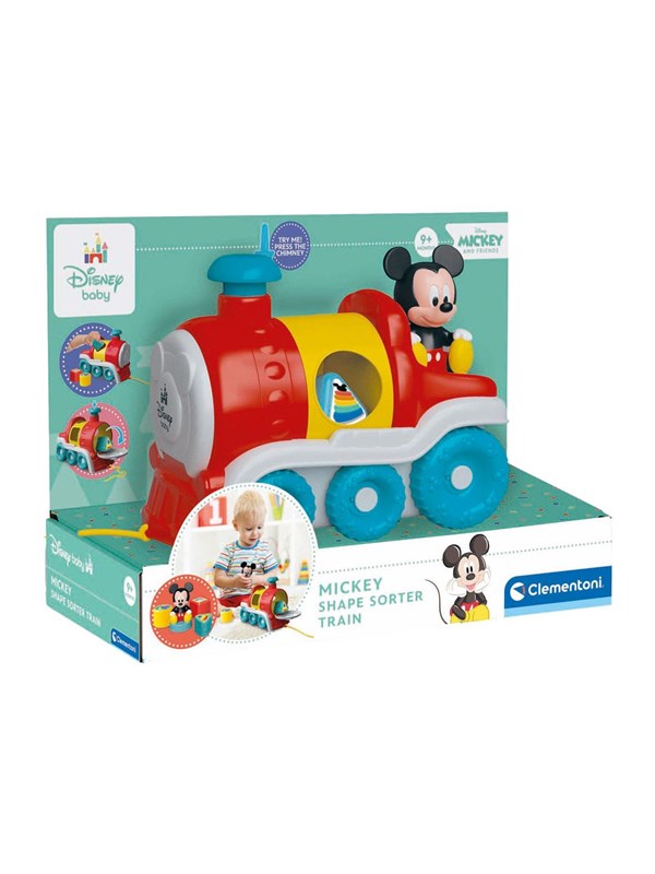 Clementoni Baby - Disney Shape Sorter Mickey Mouse Train 5pcs.