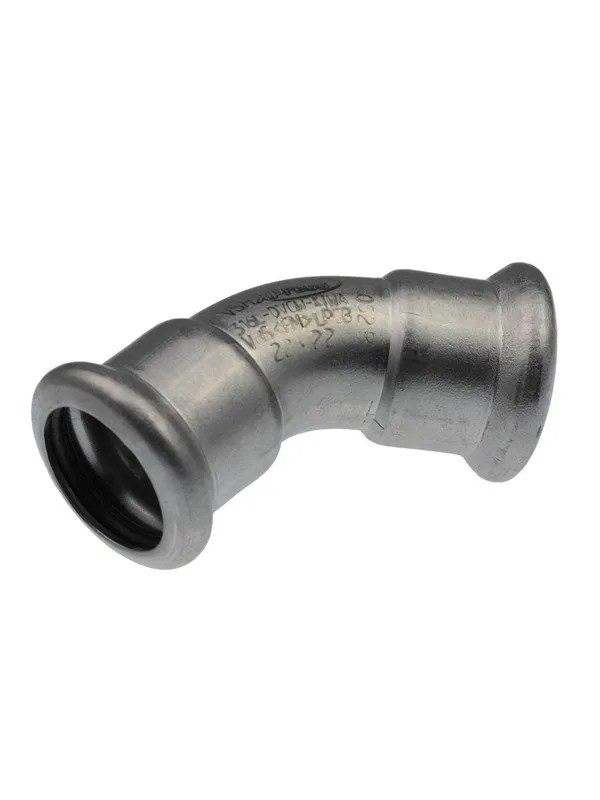 Vsh Fabrieken Xpr stainless elbow e 45 deg. ff 42