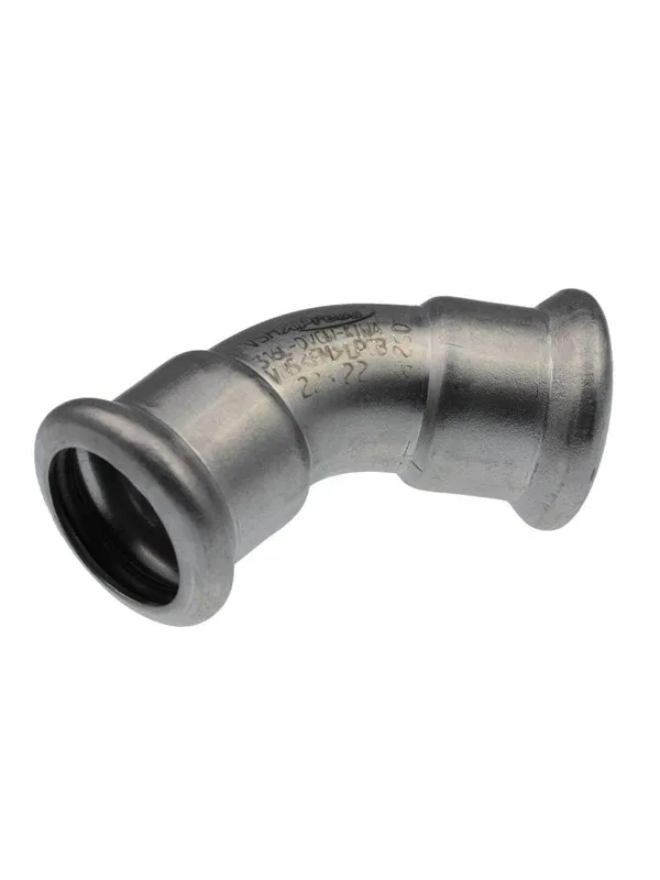 Vsh Fabrieken Xpr stainless elbow 45 deg. ff 15