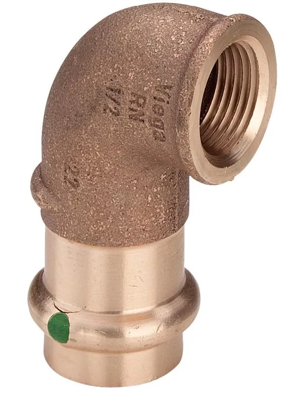 Viega Sanpress transition angle 90° 22 x 1/2" mm