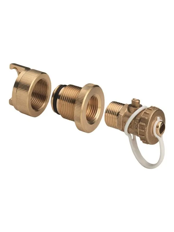Viega Sanpress Inox pressure test nozzle 28 mm brass