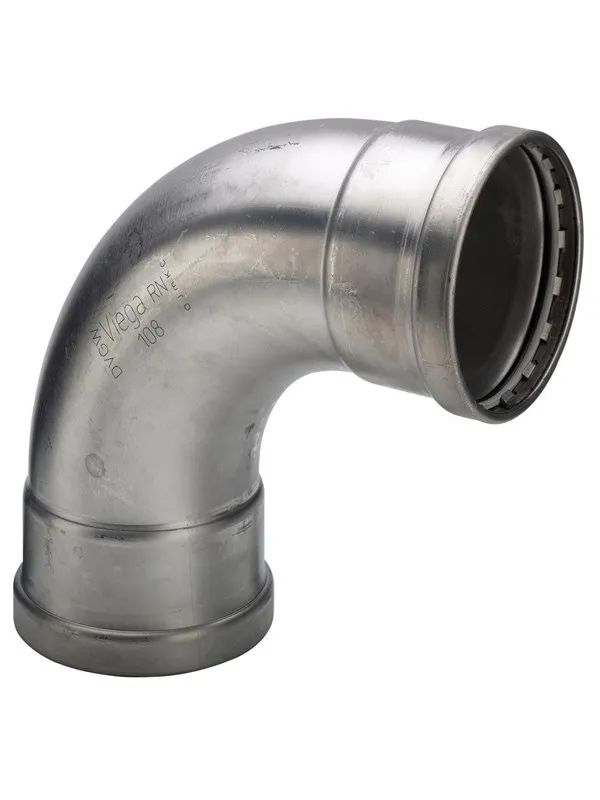 Viega Sanpress Inox XL bend 90° 88.9 Stainless steel/bright 482602