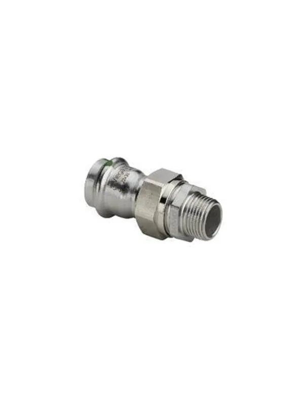Viega Sanpress Inox transition fitting 35 x 1 1/4" Stainless steel / glossy