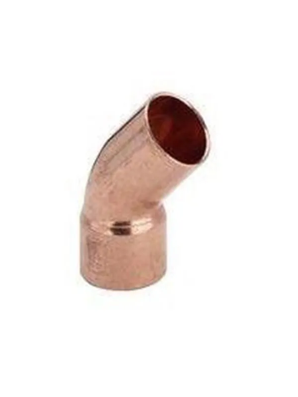 Viega Bend 45° nipple/socket 15 mm copper