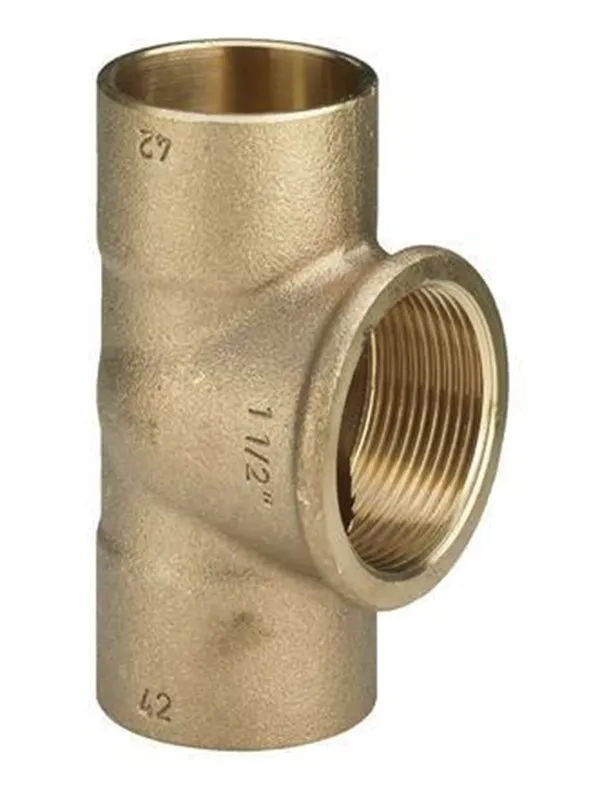 Viega T-piece 22 x 3/4" x 22 mm gunmetal