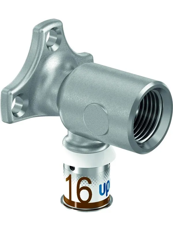 Uponor s-press plus tap elbow 90° 16 mm x 12