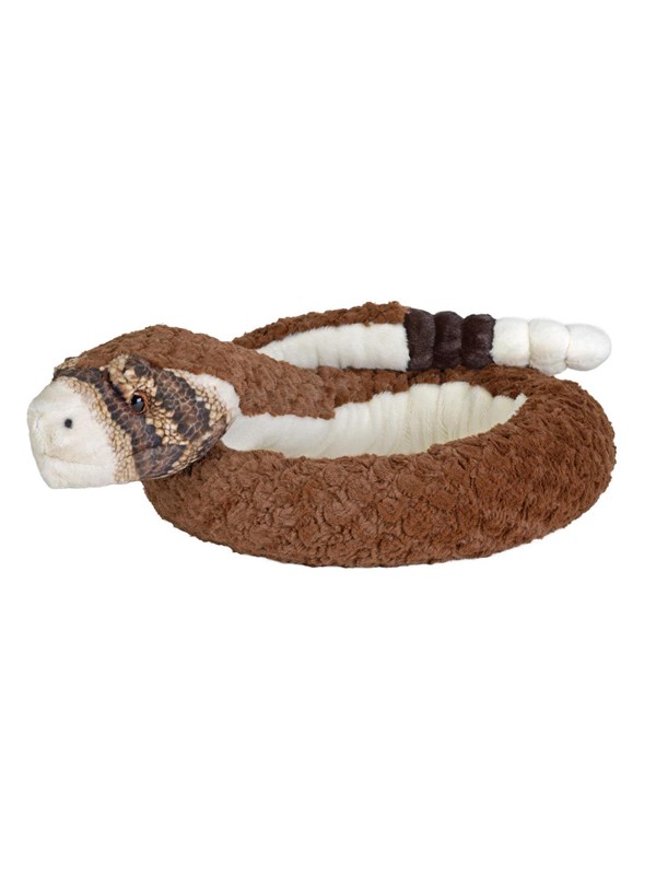 Wild Republic Plush Toy Luxury Snakes 137 cm Rattlesnake