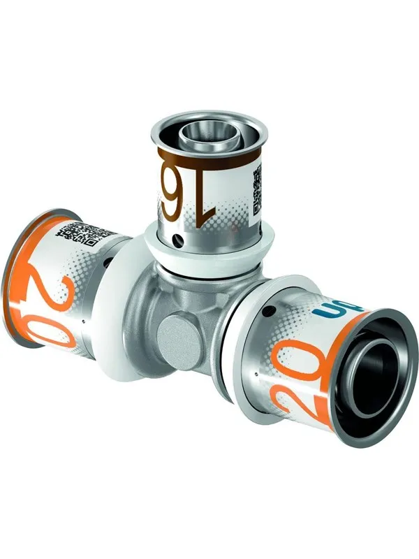 Uponor s-press plus tee reducer 25 x 20 x 25 mm