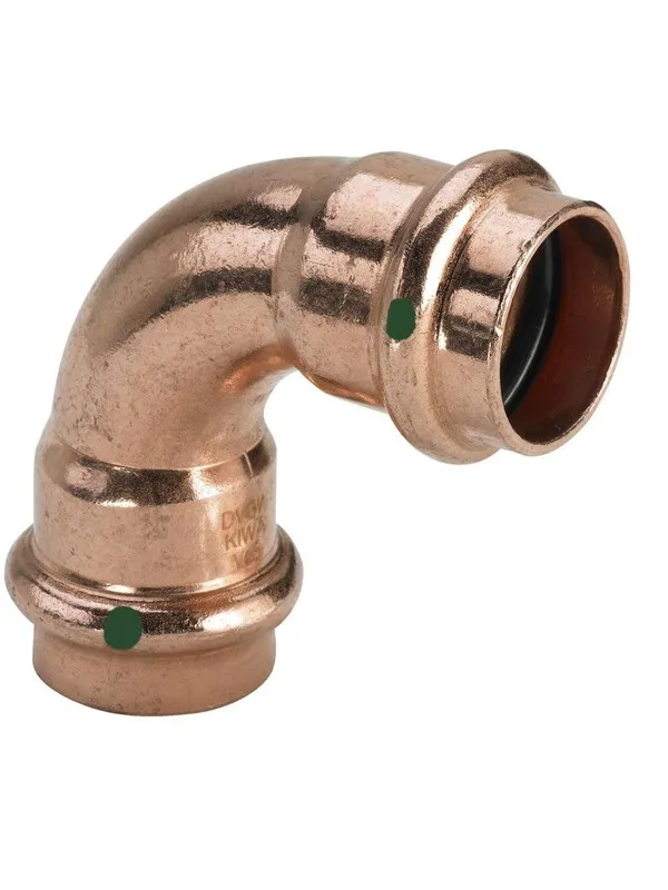 Viega Profipress bend 90° 22 Copper/bright 291518