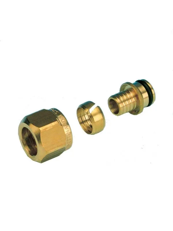 Pettinaroli 3/4 adapting set yellow 18x15mm for pex